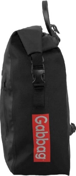 Gabbag Waterdichte Enkele Fietstas - 25 Liter - Zwart -Kortingswinkel voor outdoorartikelen 0bbk510 100 03 resultaat