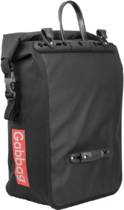 Gabbag Waterdichte Enkele Fietstas - 25 Liter - Zwart -Kortingswinkel voor outdoorartikelen 0bbk510 100 04 resultaat