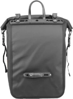 Gabbag Waterdichte Enkele Fietstas - 25 Liter - Zwart -Kortingswinkel voor outdoorartikelen 0bbk510 100 05 resultaat