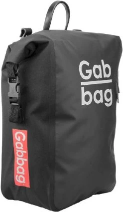 Gabbag Waterdichte Enkele Fietstas - 25 Liter - Zwart -Kortingswinkel voor outdoorartikelen 0bbk510 100 08 resultaat