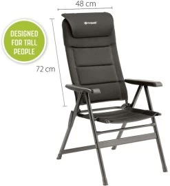 Outwell Ergo Flexi Teton Standenstoel - Zwart -Kortingswinkel voor outdoorartikelen 1068 1900 5709388079046 teton feature photo5