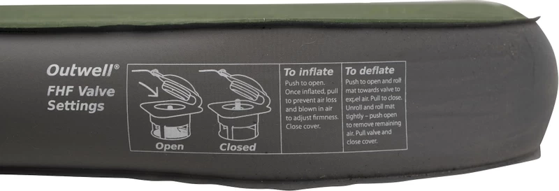 Outwell Dreamhaven Single 10.0 Zelfopblaasbare Slaapmat - Groen 4 Outwell Dreamhaven Single 10.0 Zelfopblaasbare Slaapmat - Groen - Afbeelding 4