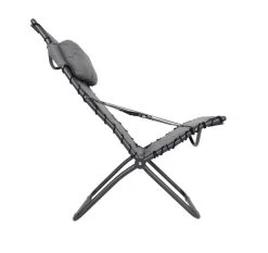 Crespo Tex Comfort AP-262 Loungestoel - Lichtgrijs -Kortingswinkel voor outdoorartikelen 1148406 04 1 1 1