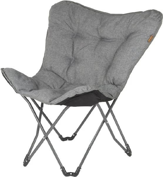 Bo-Camp Urban Outdoor Redbridge Vlinderstoel - Antraciet 2 Bo-Camp Urban Outdoor Redbridge Vlinderstoel - Antraciet - Afbeelding 2
