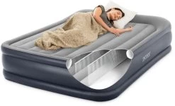 Intex Deluxe Pillow Rest Raised Luchtbed - Queensize - Ingebouwde Elektrische Pomp -Kortingswinkel voor outdoorartikelen 1320 1900 64136 inuse 2020 300