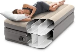 Intex Prime Comfort Luchtbed - Eenpersoons - Ingebouwde Elektrische Pomp -Kortingswinkel voor outdoorartikelen 1320 1900 64162 inuse 2023 300