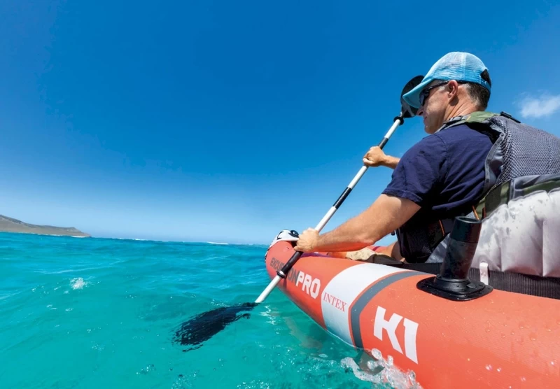 Intex Excursion Pro K1 Opblaasbare Kajak - 1 Persoon 4 Intex Excursion Pro K1 Opblaasbare Kajak - 1 Persoon - Afbeelding 4