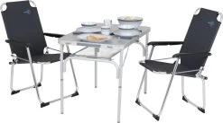 Bo-Camp Premium 90 X 60 Koffermodel Campingtafel - Grijs -Kortingswinkel voor outdoorartikelen 1404402 14 resultaat