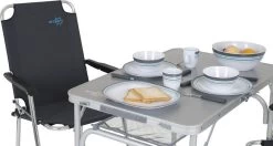 Bo-Camp Premium 90 X 60 Koffermodel Campingtafel - Grijs -Kortingswinkel voor outdoorartikelen 1404402 15 resultaat