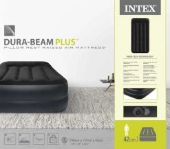 Intex Pillow Rest Raised Luchtbed - Eenpersoons -Kortingswinkel voor outdoorartikelen 1669 1900 64122nd pkg 2023 300