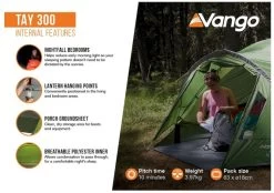 Vango Tay 300 Koepeltent - 3 Persoons - Groen 18 Vango Tay 300 Koepeltent - 3 Persoons - Groen -Kortingswinkel voor outdoorartikelen 1900 1783 tay 300 4