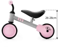 Kinderkraft Cutie Loopfiets - Roze -Kortingswinkel voor outdoorartikelen 1900 1900 cutie roze 2