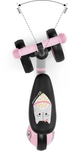 Kinderkraft Cutie Loopfiets - Roze -Kortingswinkel voor outdoorartikelen 1900 1900 cutie roze 4