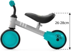 Kinderkraft Cutie Loopfiets - Turquoise 11 Kinderkraft Cutie Loopfiets - Turquoise -Kortingswinkel voor outdoorartikelen 1900 1900 cutie turquoise 2