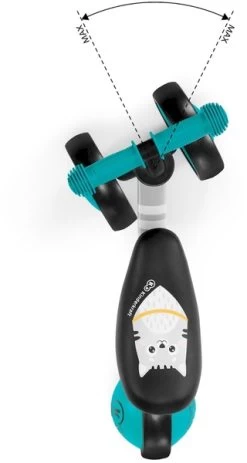 Kinderkraft Cutie Loopfiets - Turquoise 10 Kinderkraft Cutie Loopfiets - Turquoise -Kortingswinkel voor outdoorartikelen 1900 1900 cutie turquoise 4