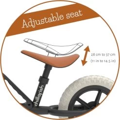 Chillafish Charlie Loopfiets - Zwart 12 Chillafish Charlie Loopfiets - Zwart -Kortingswinkel voor outdoorartikelen 1900 1900 hfs cpch01bla seat adjuster