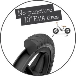 Chillafish Charlie Loopfiets - Zilver -Kortingswinkel voor outdoorartikelen 1900 1900 hfs cpch01sil eva tires