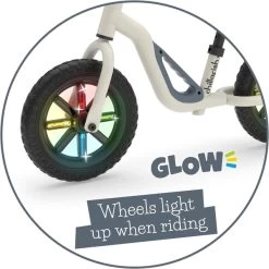 Chillafish Charlie Glow Loopfiets - Beige -Kortingswinkel voor outdoorartikelen 1900 1900 hfs cpch02bei wheels light up
