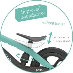 Chillafish BMXie 2 Loopfiets - Mint -Kortingswinkel voor outdoorartikelen 1900 1900 hfs cpmx02min seat adjuster