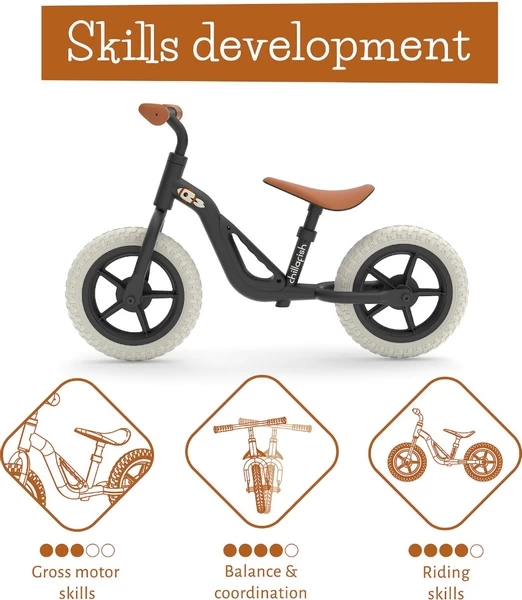 Chillafish Charlie Loopfiets - Zwart 2 Chillafish Charlie Loopfiets - Zwart - Afbeelding 2