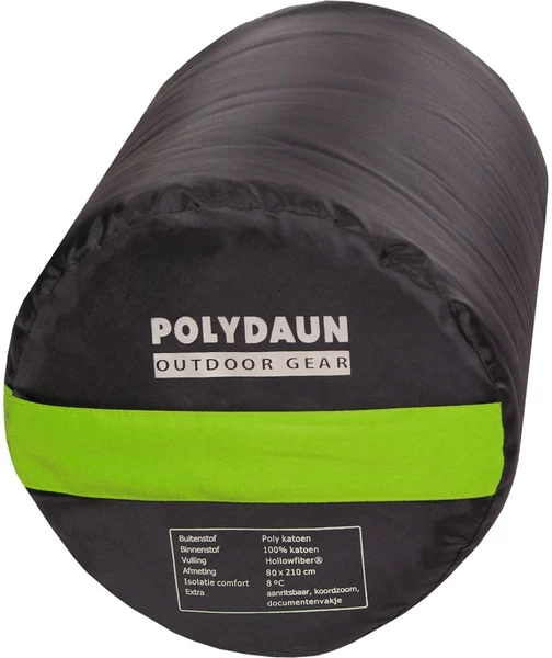 Polydaun Beach House Slaapzak - Limoen Groen 2 Polydaun Beach House Slaapzak - Limoen Groen - Afbeelding 2