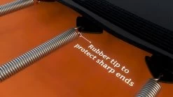 Avyna Pro-Line Flatground Trampoline - Ø305 Cm - Grijs -Kortingswinkel voor outdoorartikelen 1900 3374 spring cap small 2 1