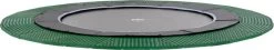 EXIT TOYS Exit Dynamic Flatground Trampoline Met Veiligheidstegels - Ø 366 Cm - Zwart