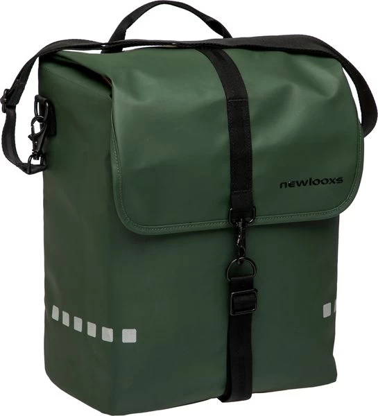 New Looxs Odense Enkele Fietstas - 17,5 Liter - Groen 4 New Looxs Odense Enkele Fietstas - 17,5 Liter - Groen - Afbeelding 4