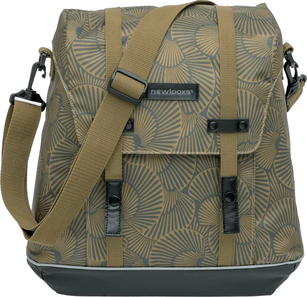 New Looxs Selo Alba Enkele Fietstas - 17 Liter - Bruin 1 New Looxs Selo Alba Enkele Fietstas - 17 Liter - Bruin