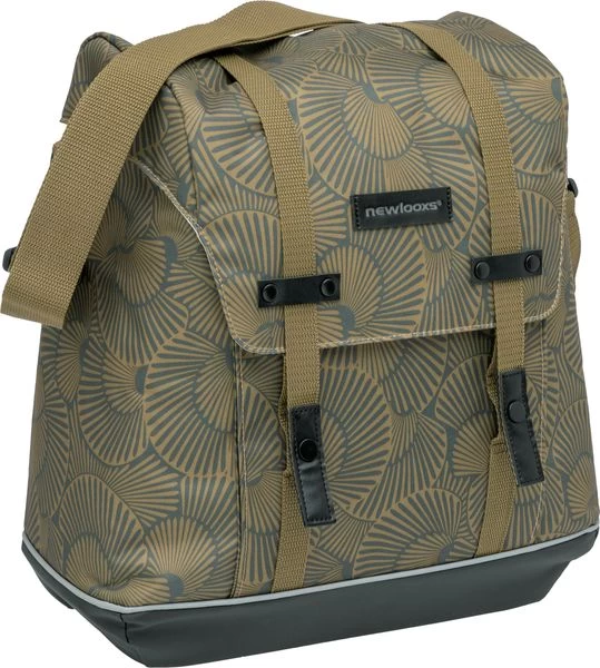 New Looxs Selo Alba Enkele Fietstas - 17 Liter - Bruin 2 New Looxs Selo Alba Enkele Fietstas - 17 Liter - Bruin - Afbeelding 2