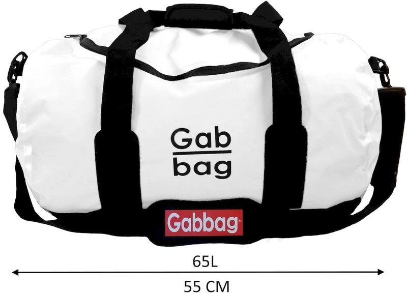 Gabbag Travel M 65L Waterdichte Tas - Wit 3 Gabbag Travel M 65L Waterdichte Tas - Wit - Afbeelding 3