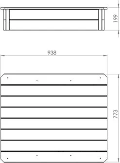 EXIT TOYS EXIT Aksent Houten Zandbak -Kortingswinkel voor outdoorartikelen 52.05.01.05 3