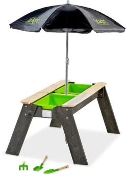 EXIT TOYS EXIT Aksent Zand- En Watertafel Met Parasol En Tuingereedschap