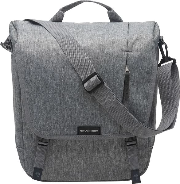 New Looxs Nova Enkele Fietstas - 16 Liter - Grijs 1 New Looxs Nova Enkele Fietstas - 16 Liter - Grijs