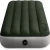 Intex Downy Luchtbed - Eenpersoons - Ingebouwde Voetpomp