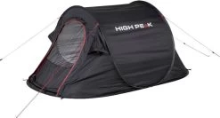 High Peak Vision 2 Pop-up Tent - 2 Persoons - Zwart -Kortingswinkel voor outdoorartikelen 646 1200 4001690102803.pt03