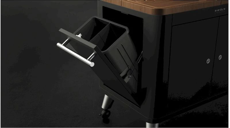 Everdure Barbecue Prep Kitchen - Mat Zwart 5 Everdure Barbecue Prep Kitchen - Mat Zwart - Afbeelding 5