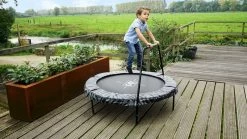 EXIT TOYS Exit Tiggy Junior Trampoline Met Beugel - Ø 140 Cm - Zwart -Kortingswinkel voor outdoorartikelen 675 1200 exit 10 00 75 00 int 8