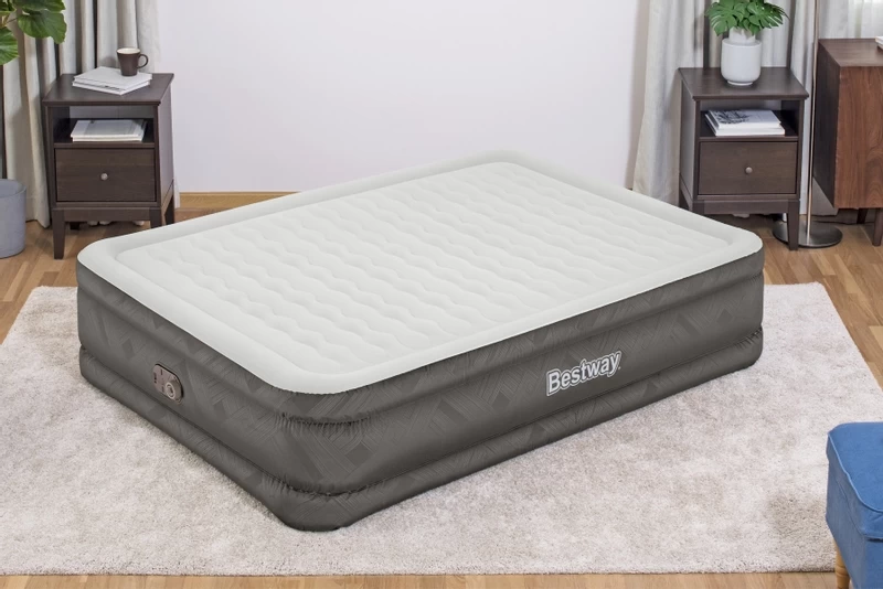 Bestway Fortech Tough Guard Luchtbed - Queensize - Ingebouwde Elektrische Pomp 6 Bestway Fortech Tough Guard Luchtbed - Queensize - Ingebouwde Elektrische Pomp - Afbeelding 6