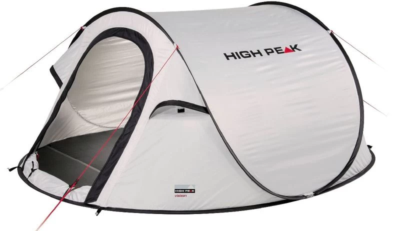 High Peak Vision 2 Pop-up Tent - 2 Persoons - Pearl 2 High Peak Vision 2 Pop-up Tent - 2 Persoons - Pearl - Afbeelding 2