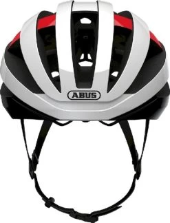 Abus Viantor Racefietshelm - Wit/Rood -Kortingswinkel voor outdoorartikelen 78152 viantor blaze red front 3 resultaat
