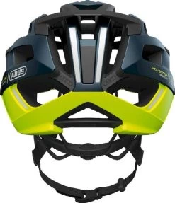 Abus Moventor MTB Helm - Donkerblauw/Groen -Kortingswinkel voor outdoorartikelen 78173 moventor midnight blue rear 3 resultaat