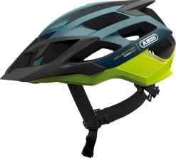 Abus Moventor MTB Helm - Donkerblauw/Groen
