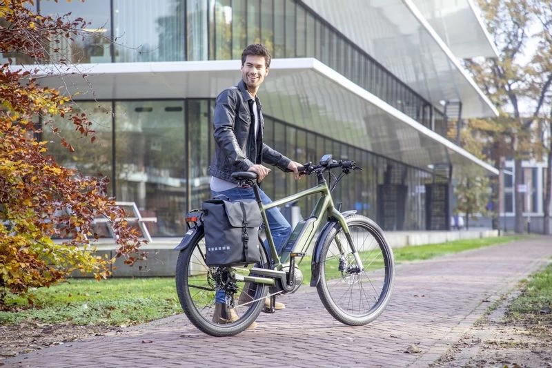 New Looxs Odense Enkele Fietstas - 17,5 Liter - Groen 6 New Looxs Odense Enkele Fietstas - 17,5 Liter - Groen - Afbeelding 6