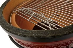 Kamado Joe Junior Barbecue -Kortingswinkel voor outdoorartikelen 800 1200 kamadojoejr grillgrateheatdeflectorstand3 cmyk