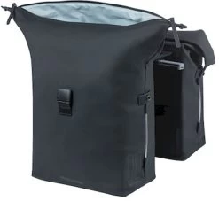 Basil SoHo MIK Dubbele Fietstas - 41 Liter - Zwart -Kortingswinkel voor outdoorartikelen 801 1200 basil soho nordlicht mik dubbele fietstas 41 liter 4