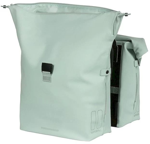 Basil SoHo Dubbele Fietstas - 41 Liter - Lichtgroen 2 Basil SoHo Dubbele Fietstas - 41 Liter - Lichtgroen - Afbeelding 2