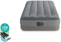 Intex Prestige Mid-Rise Luchtbed - Eenpersoons - Ingebouwde Elektrische Pomp -Kortingswinkel voor outdoorartikelen 833 1200 intex twin prestige mid rise luchtbed 1 persoons 1