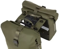 Basil SoHo MIK Dubbele Fietstas - 41 Liter - Donkergroen -Kortingswinkel voor outdoorartikelen 860 1200 basil dubbele fietstas soho nordlicht mik 41l mosg 3 1