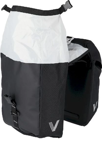 XLC V-light Active MIK Dubbele Fietstas - 34 Liter - Zwart 3 XLC V-light Active MIK Dubbele Fietstas - 34 Liter - Zwart - Afbeelding 3